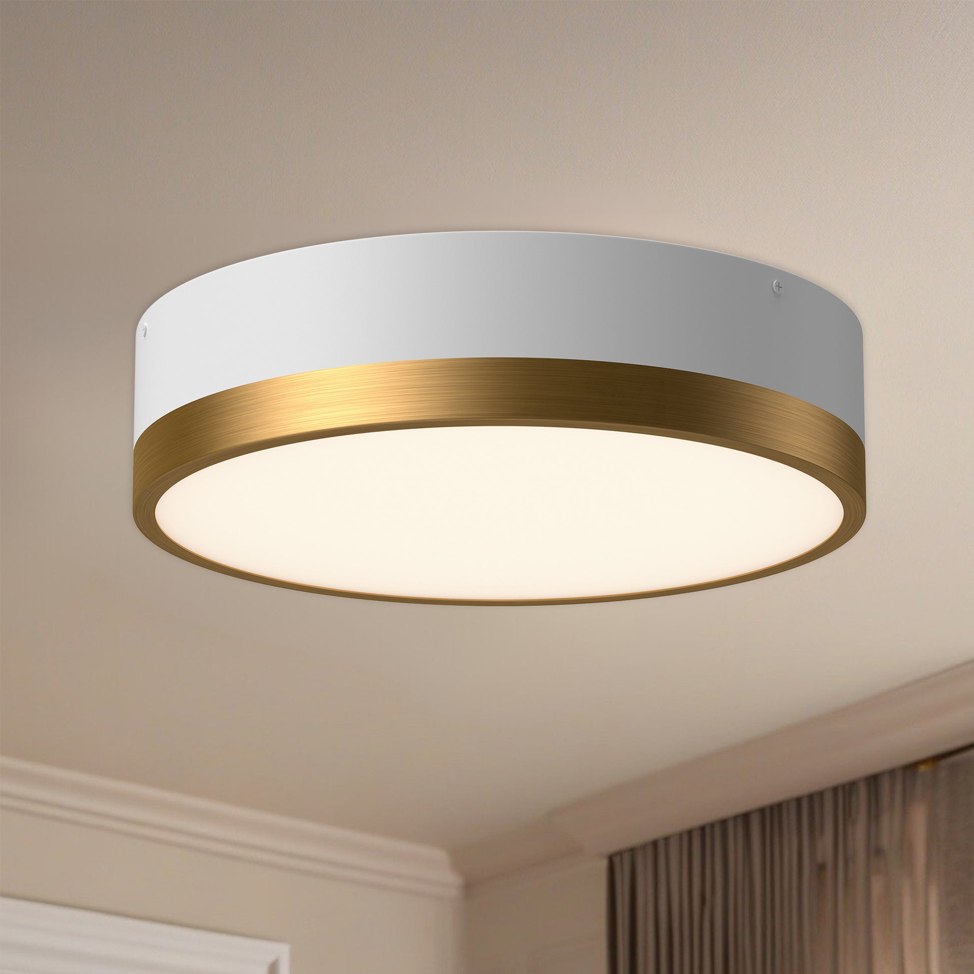 Brisbane 16-in Flush Mount