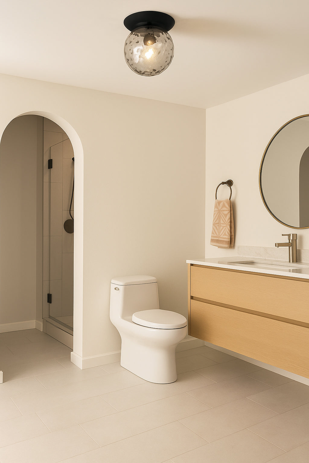 Burlat 12.5-in Sconce/Flush mount