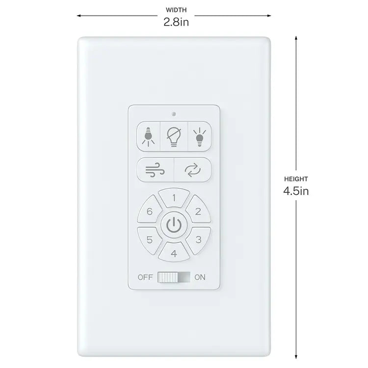 65K DC Full Function Wall Control
