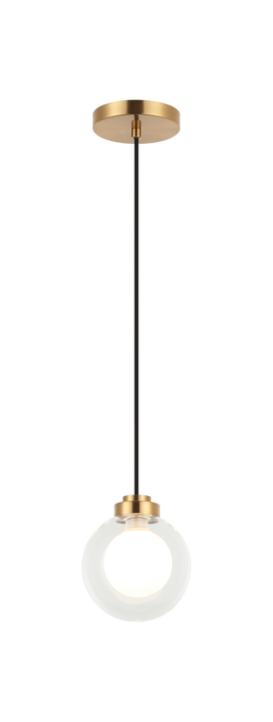 A chandelier inspired by the solar system, the Solaris comes with white opal inner glass and clear outer glass.The design typically aims to capture a celestial, orbital aesthetic.