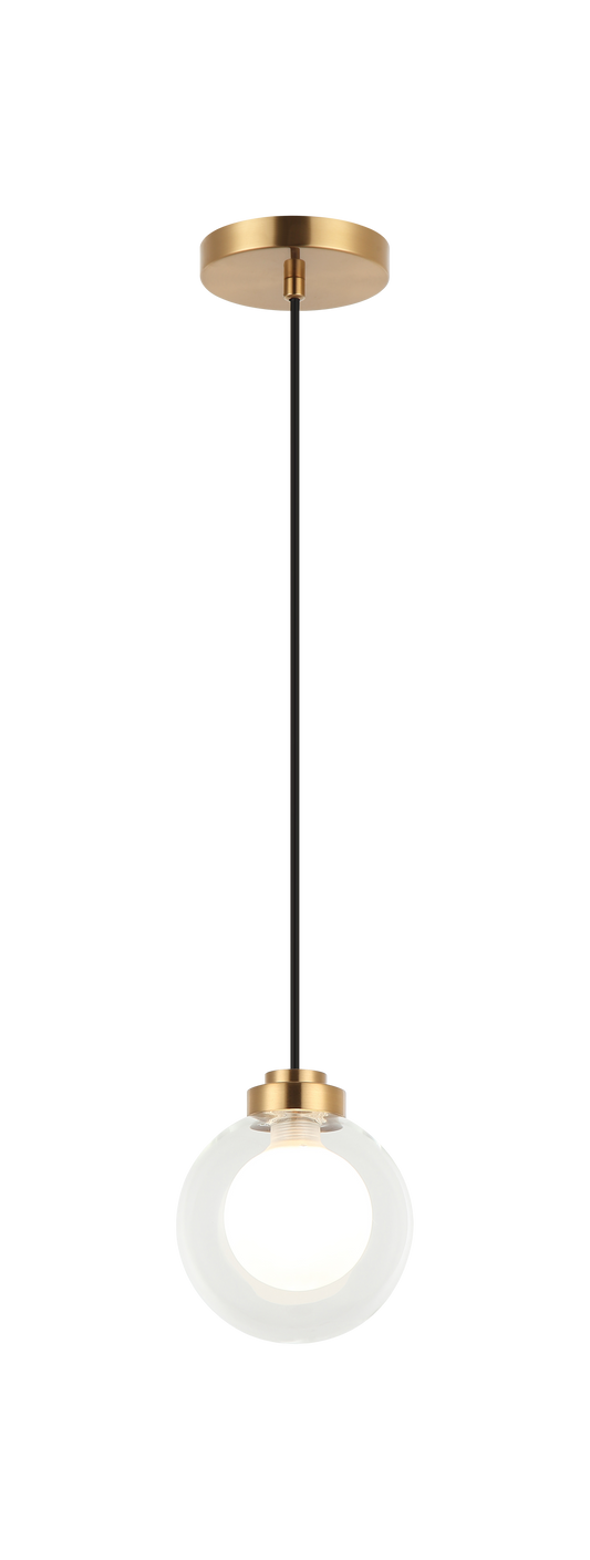 A chandelier inspired by the solar system, the Solaris comes with white opal inner glass and clear outer glass.The design typically aims to capture a celestial, orbital aesthetic.