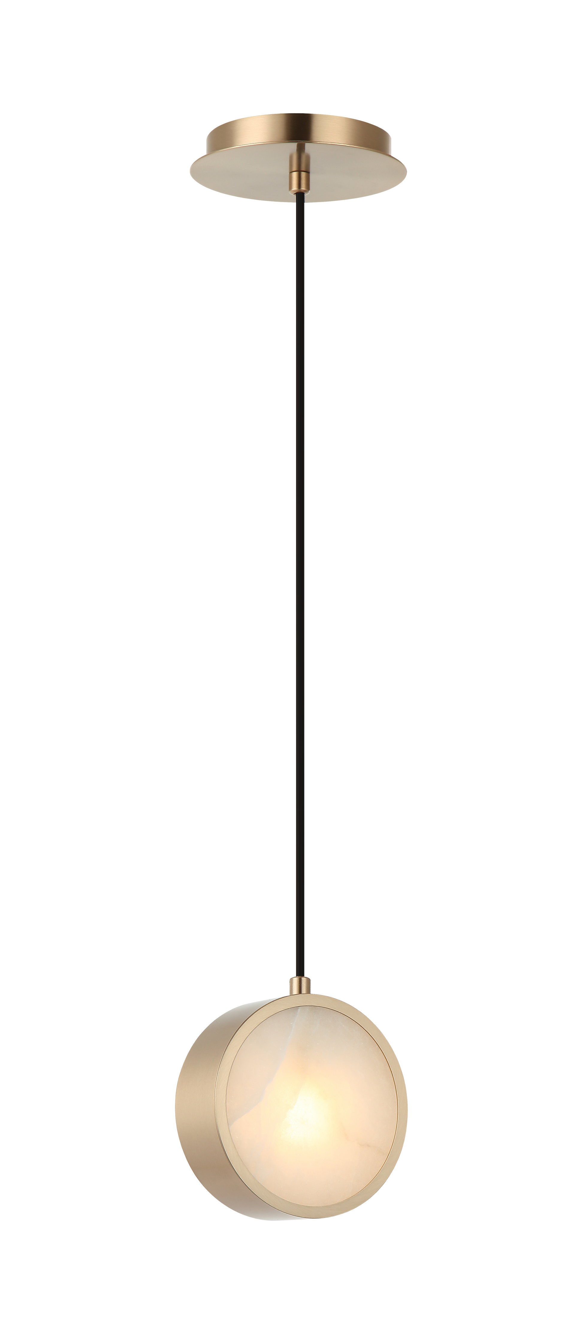 With a strong sense of balance and motion, the Weatherton shows a clean, architectural look. With a touch of alabaster glass, this piece truly gives off a mid-century or contemporary luxury feel.