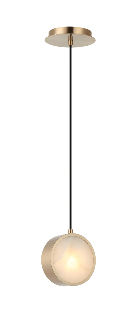 With a strong sense of balance and motion, the Weatherton shows a clean, architectural look. With a touch of alabaster glass, this piece truly gives off a mid-century or contemporary luxury feel.