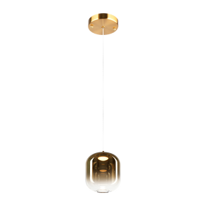This stunning use of both material and glass, shows off a unique reflection when lit. Coming in a variety of size pendant and wall light, this will be ideal for many modern designs.