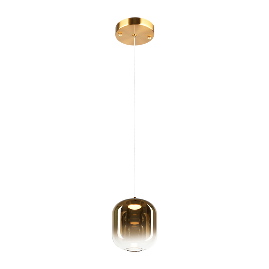 This stunning use of both material and glass, shows off a unique reflection when lit. Coming in a variety of size pendant and wall light, this will be ideal for many modern designs.