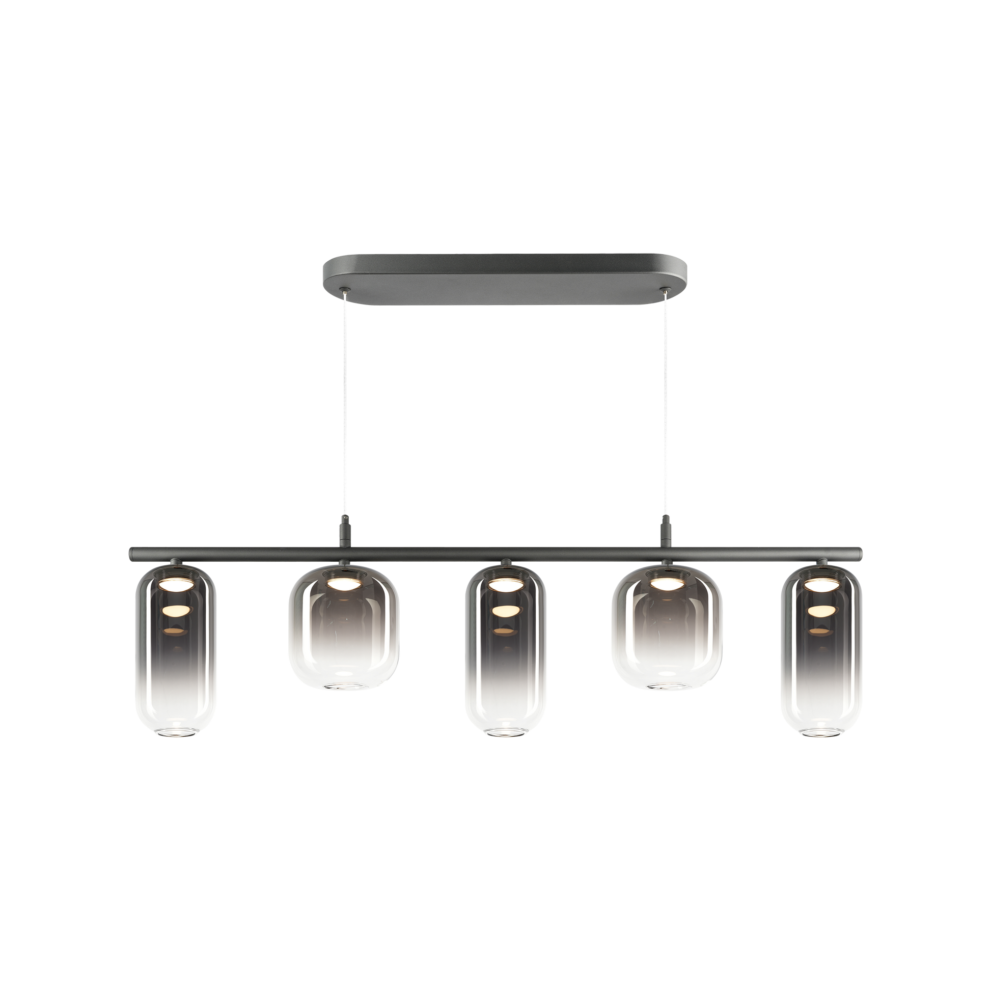 This stunning use of both material and glass, shows off a unique reflection when lit. Coming in a variety of size pendant and wall light, this will be ideal for many modern designs.