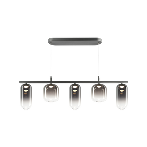 This stunning use of both material and glass, shows off a unique reflection when lit. Coming in a variety of size pendant and wall light, this will be ideal for many modern designs.