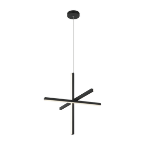 Geometrically shaped LED pendant is perfect for creating a statement piece. The symmetrical design gives the fixture a contemporary and edgy look, making it a great focal point in rooms like living spaces, dining rooms, or home offices.