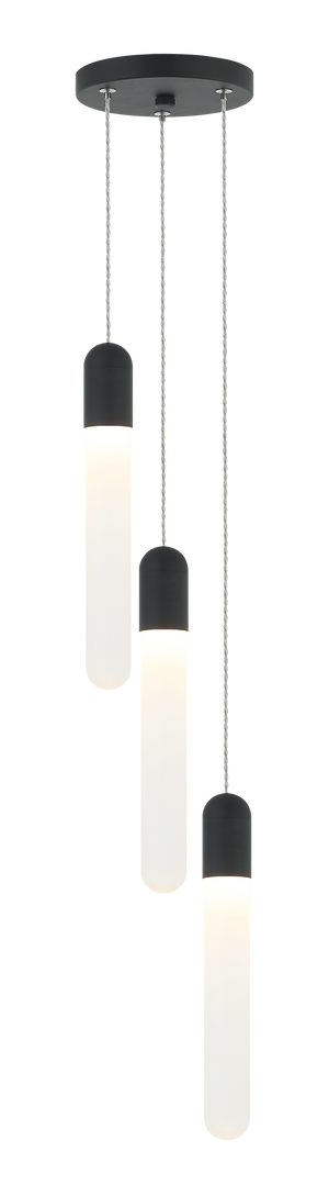 Aydin is a Modern LED with cylindrical tube and frosted glass shade. Available in either Aged Gold Brass or Matte Black finish.