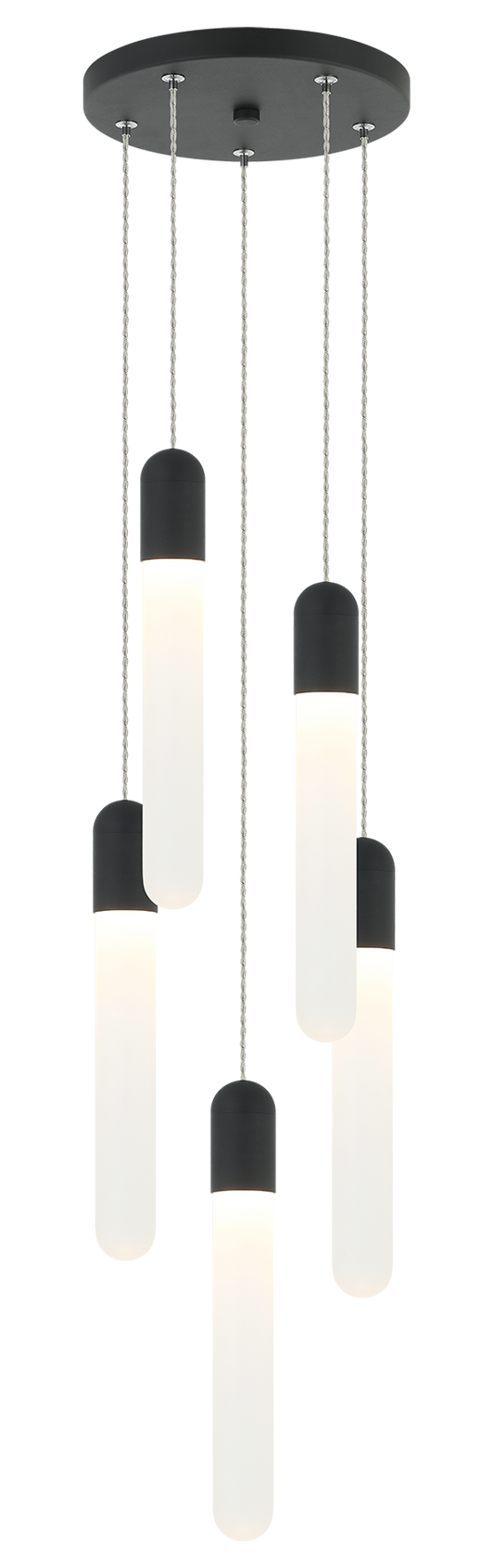 Aydin is a Modern LED with cylindrical tube and frosted glass shade. Available in either Aged Gold Brass or Matte Black finish.