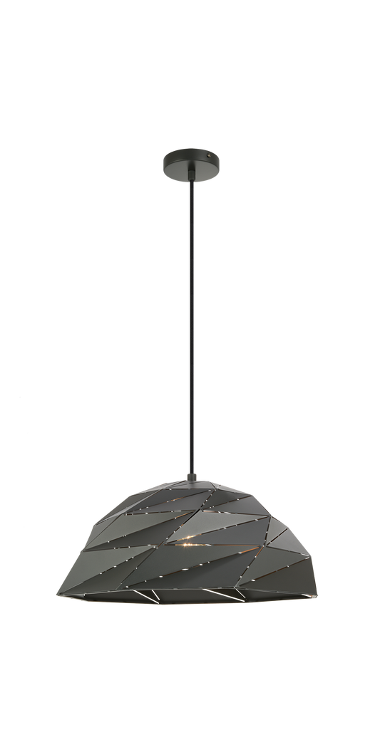 A minimalist design featuring subtle linear cut-outs in the shade to luminate any space. The Riku series is available in 2 sizes and 2 finishes.