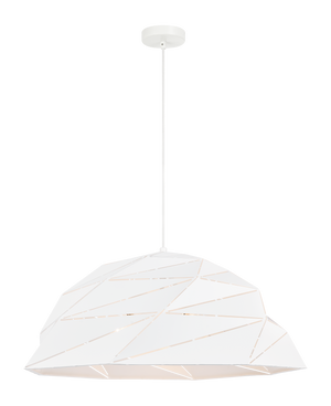 A minimalist design featuring subtle linear cut-outs in the shade to luminate any space. The Riku series is available in 3 sizes and 2 finishes.