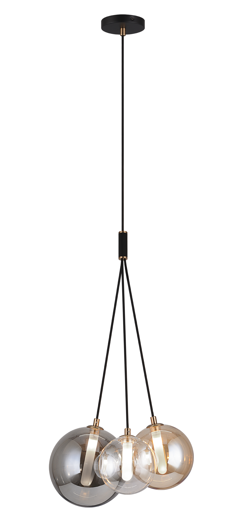 3 LT "MAGMA"- PENDANT G9  AM/CL/SM GLASS