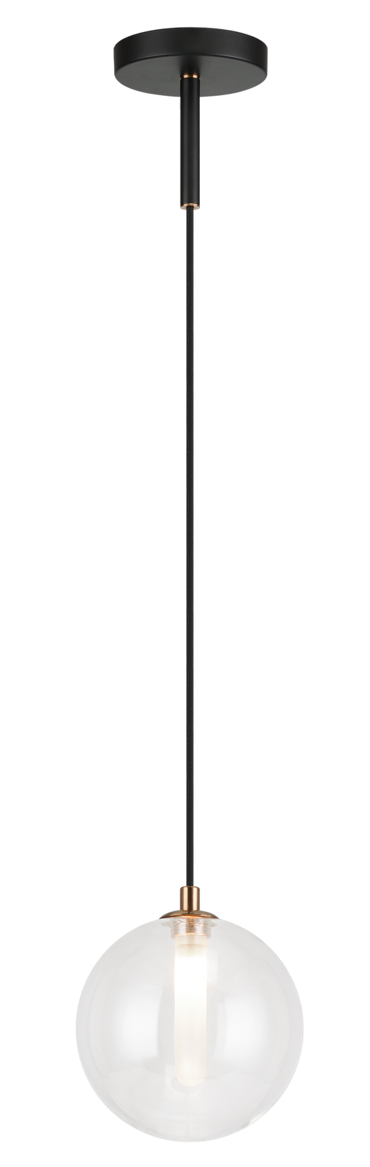 1 LT 7.1"DIA "MAGMA"- PENDANT G9  AMBER GLASS