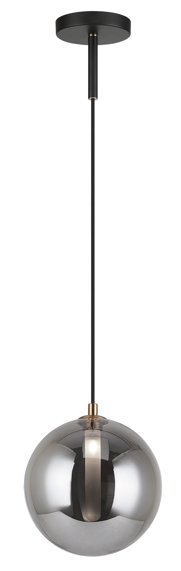 1 LT 8.7"DIA "MAGMA"- PENDANT G9  AMBER GLASS