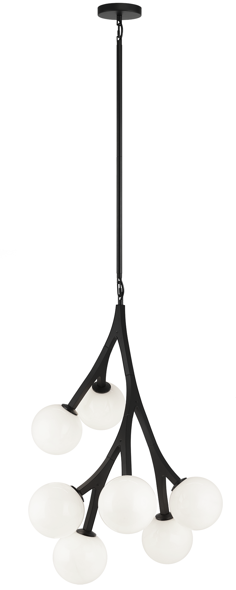 7 LT L19.6" W118.5"  "RAMI" AGED GOLD CHANDELIER E12 7*40W