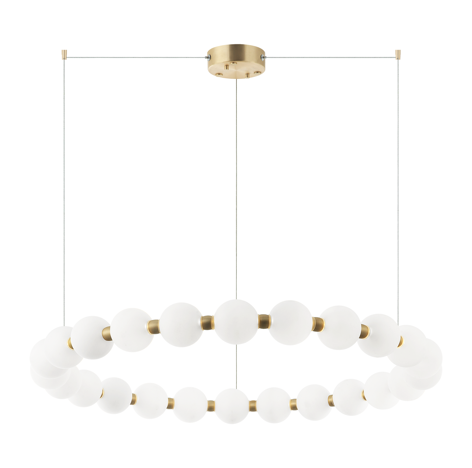 D32" "ONI" OXIDIZED GOLD CHANDELIER