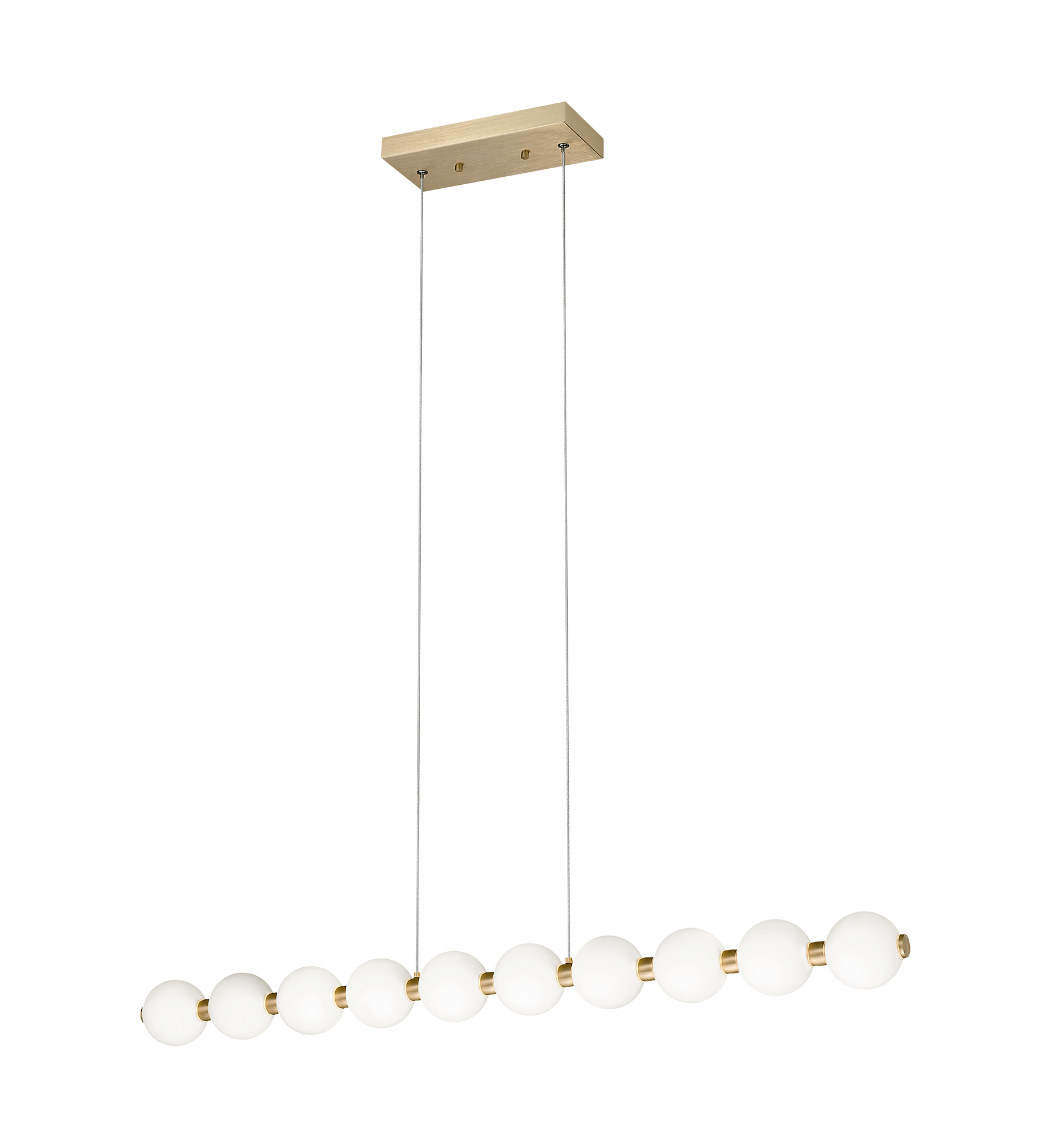 L37" "ONI" OXIDIZED GOLD CHANDELIER