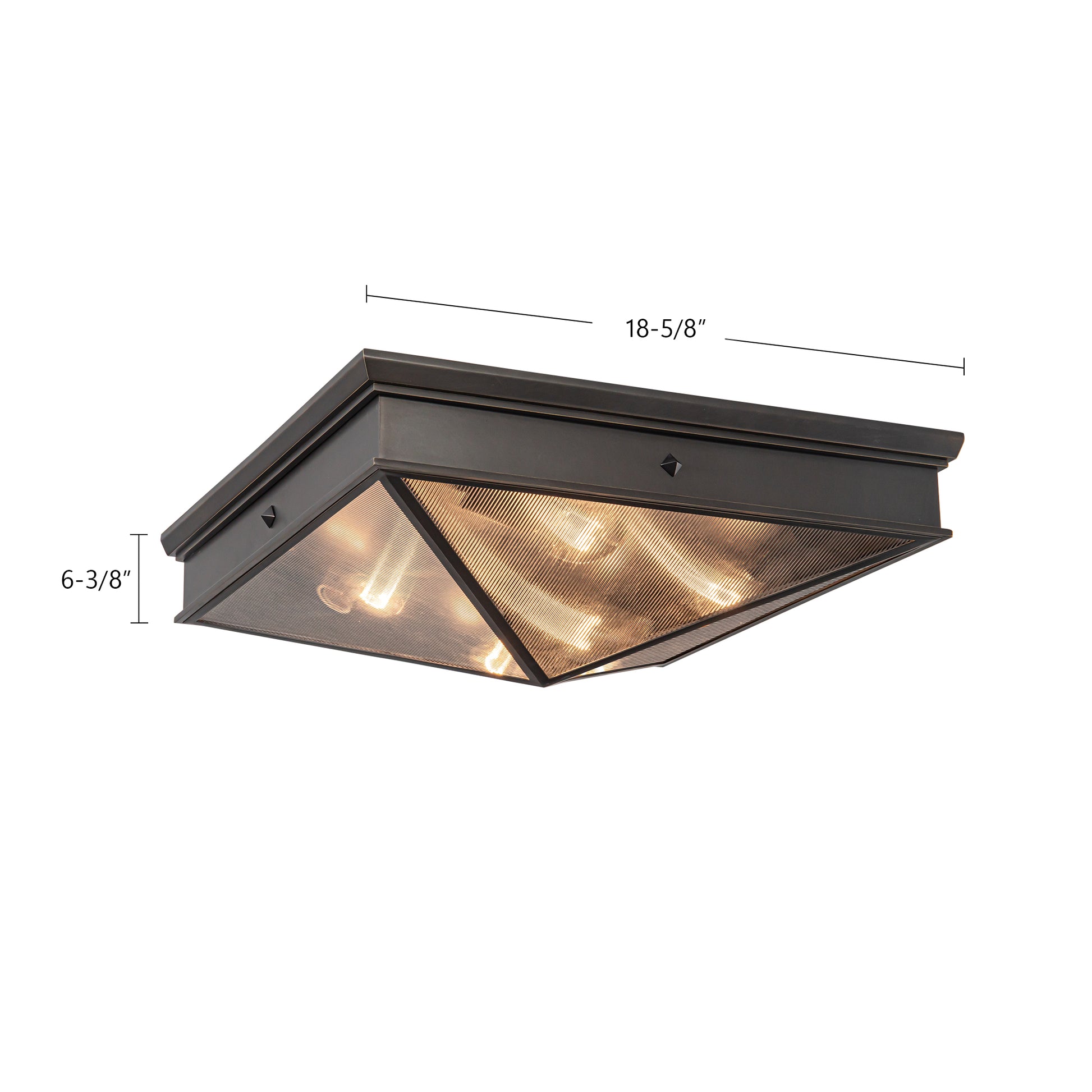 Cairo 19-in Flush Mount