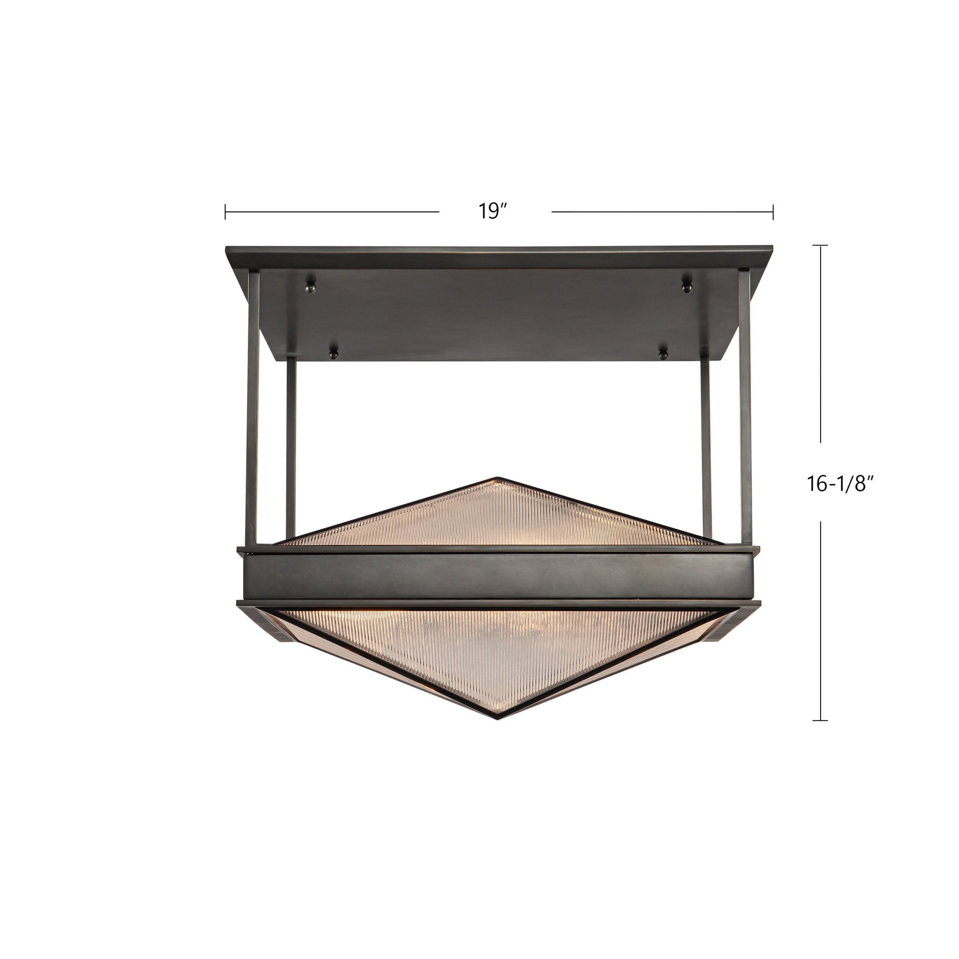 Cairo 19-in Flush Mount