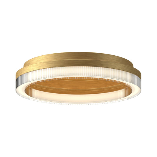 Calix 16-in Black LED Flush Mount