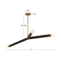 Calla 52-in Chandelier