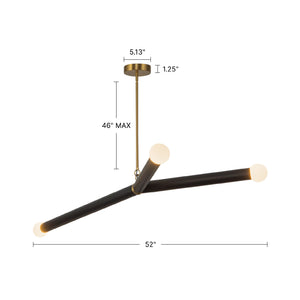 Calla 52-in Chandelier