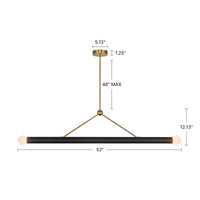 Calla 52-in LED Linear Pendant