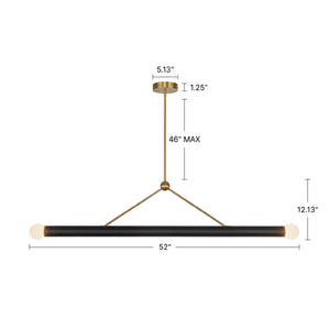 Calla 52-in LED Linear Pendant