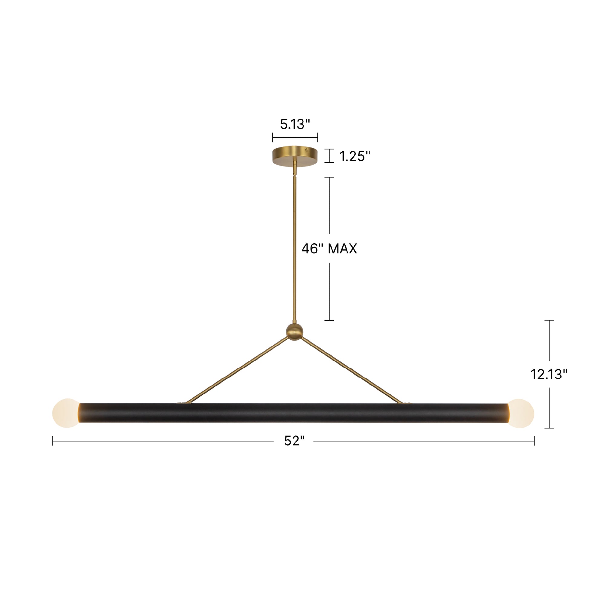 Calla 52-in LED Linear Pendant