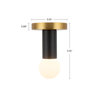 Calla 5-in LED Flush Mount