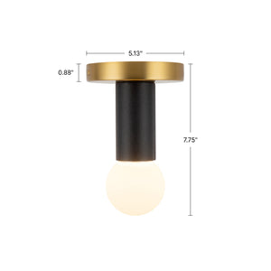 Calla 5-in LED Flush Mount