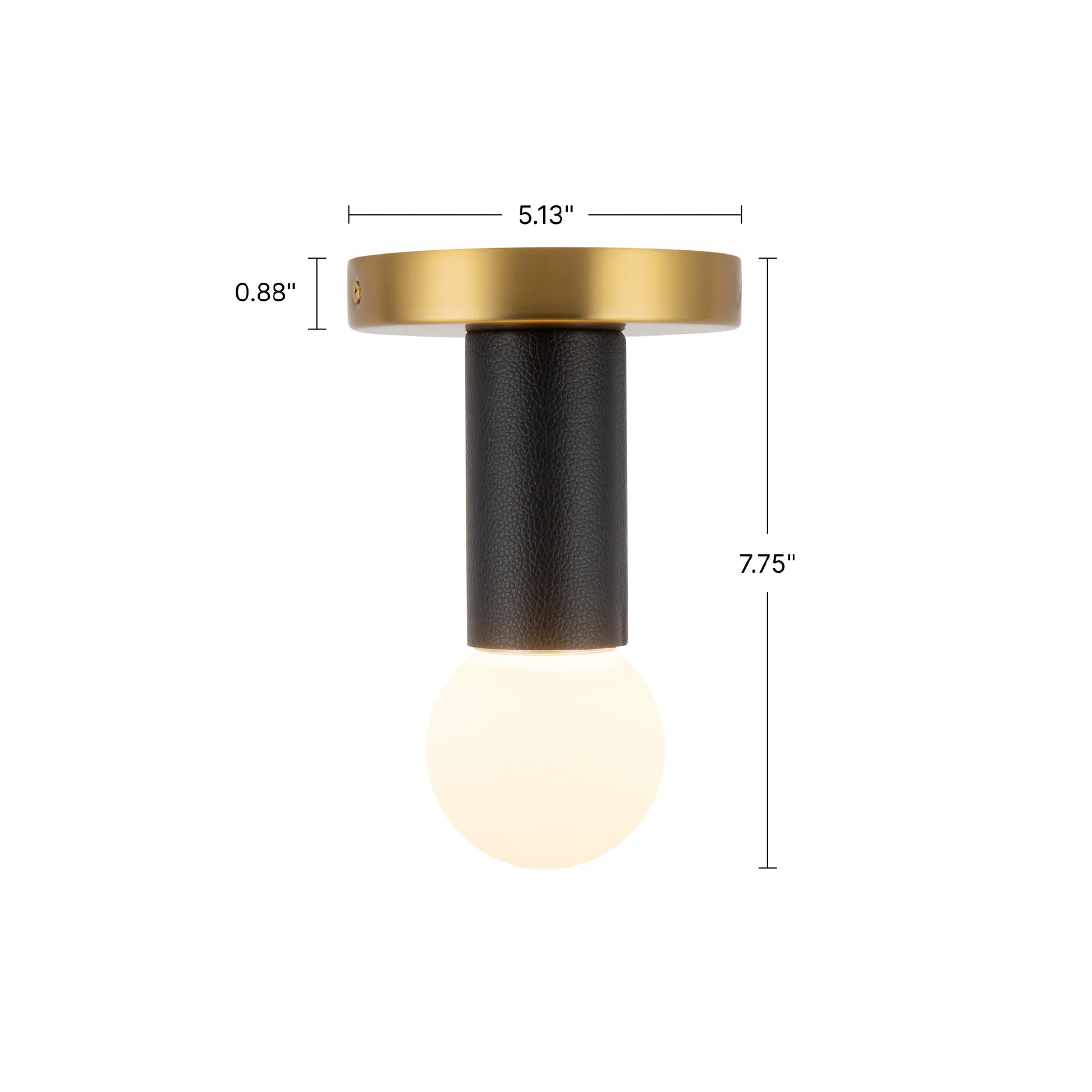 Calla 5-in LED Flush Mount