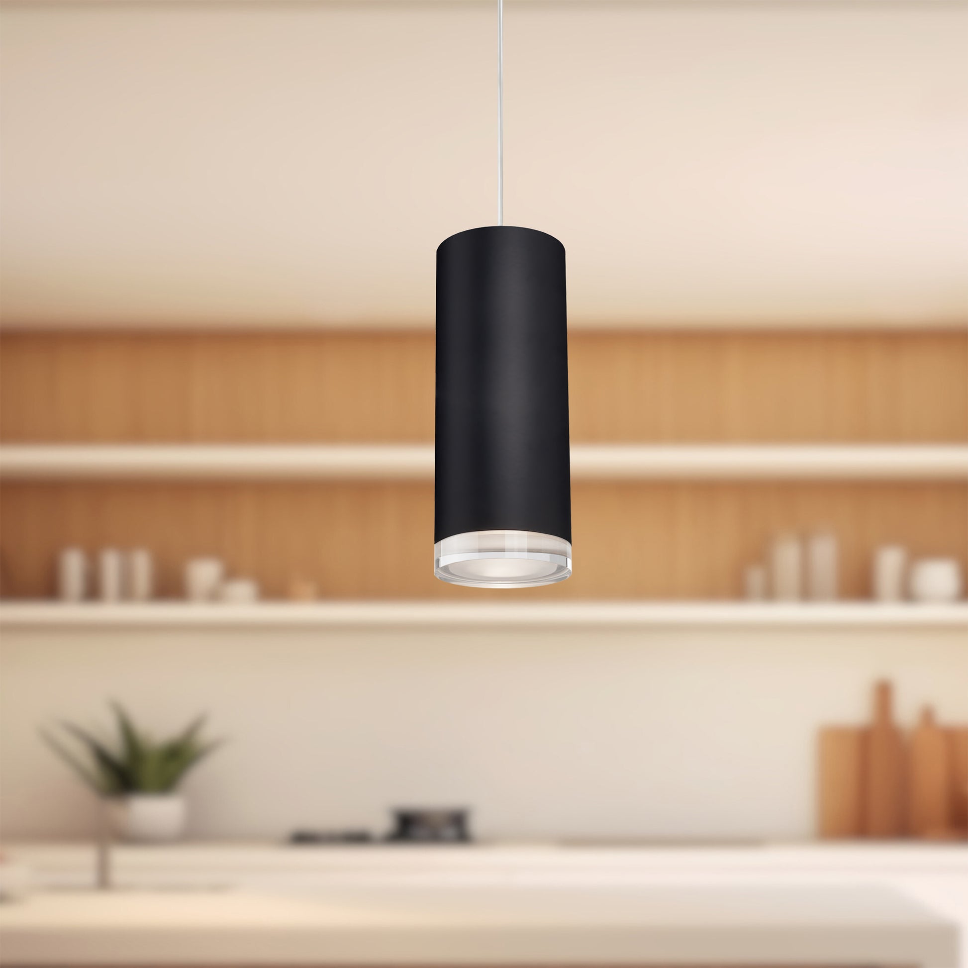 Cameo 1 Head Chrome LED Pendant