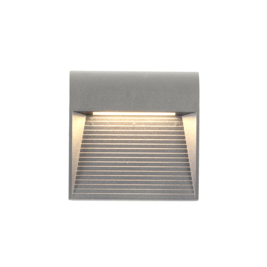 Casa 5-in Grey LED Exterior Wall Sconce