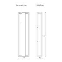 Caspian LED Exterior Wall Sconce