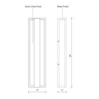 Caspian LED Exterior Wall Sconce