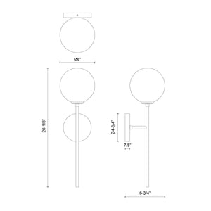 Cassia Wall/Vanity Light