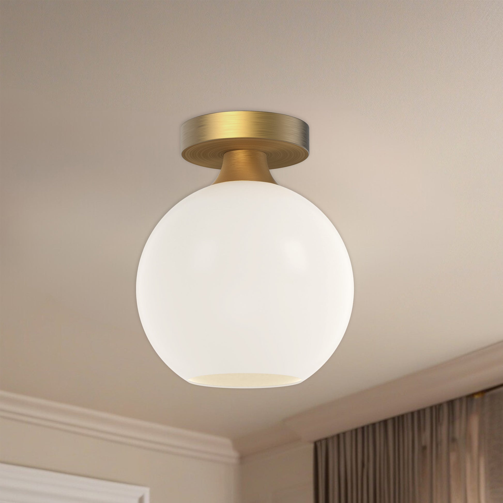 Castilla 8-in Flush Mount