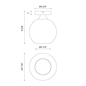 Castilla Flush Mount
