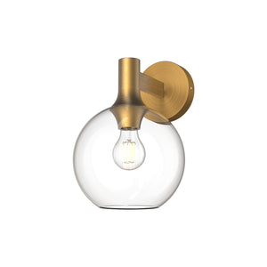 Castilla 8-in Matte Black/Opal Matte Glass 1 Light Wall/Vanity