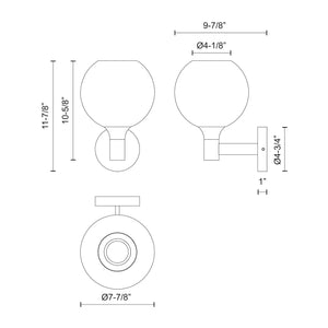 Castilla 8-in Vanity