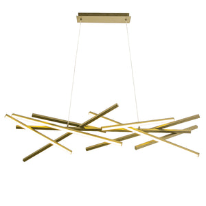 Carly 55-in Linear Chandelier