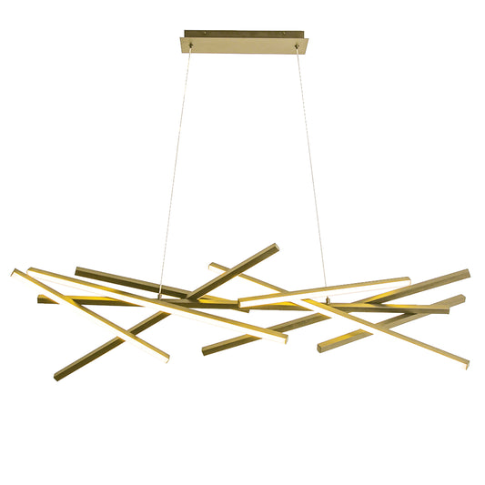 Carly 55-in Linear Chandelier