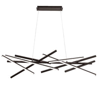 Carly 55-in Linear Chandelier