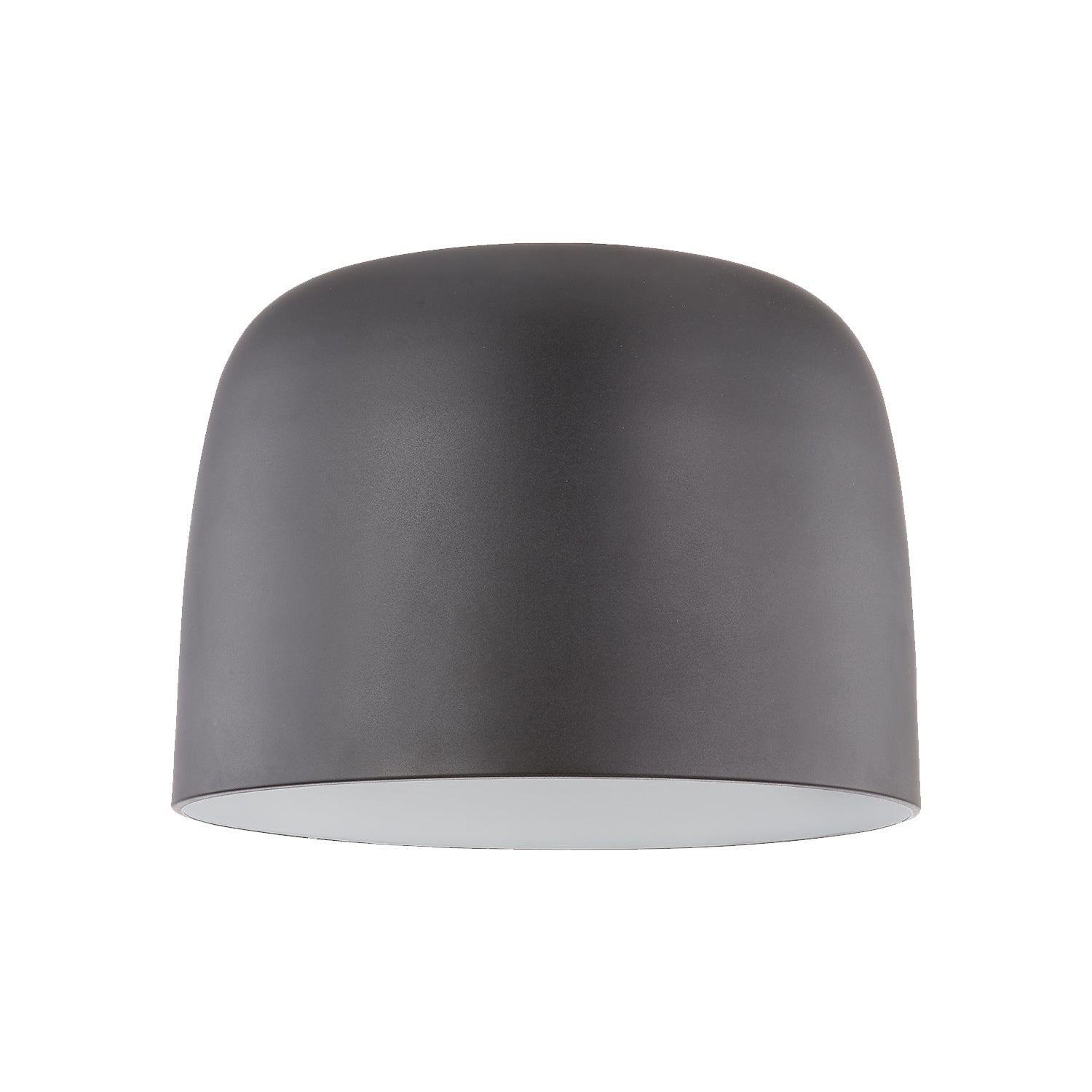 Cayne 12-in Black/White LED Flush Mount