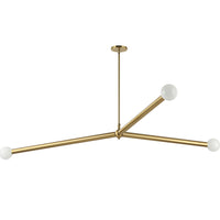 Cerberus 62-in Linear Chandelier