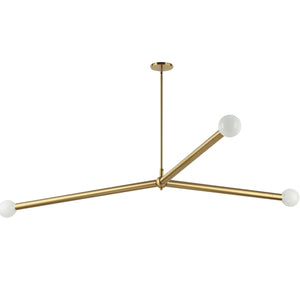Cerberus 62-in Linear Chandelier