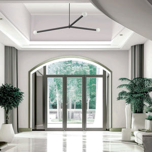 Cerberus 62-in Linear Chandelier