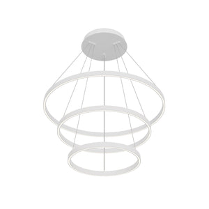 Cerchio 32-in Black LED Chandeliers